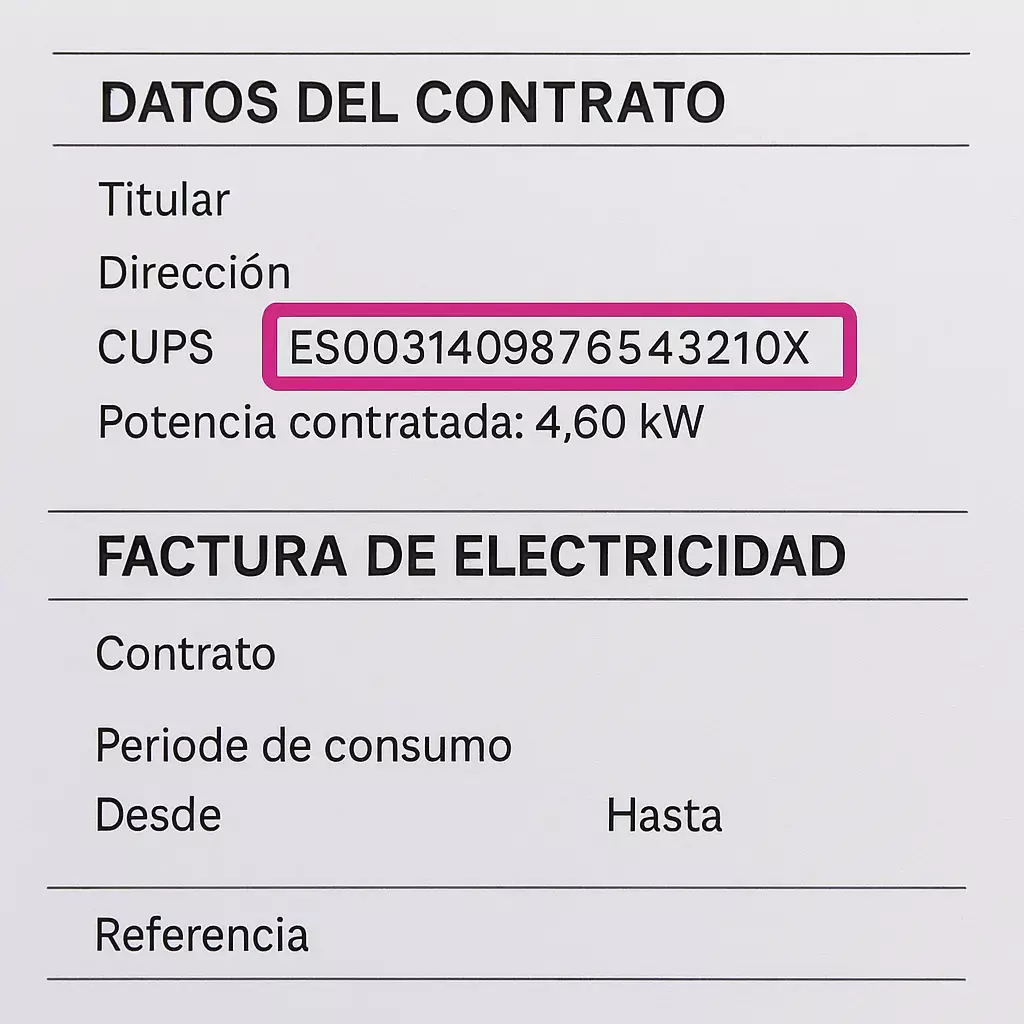Factura Iberdrola - Información adicional